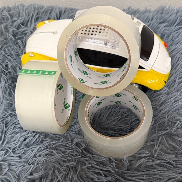 Clear Packing Tape Set of 3 - Picture 2 of 2